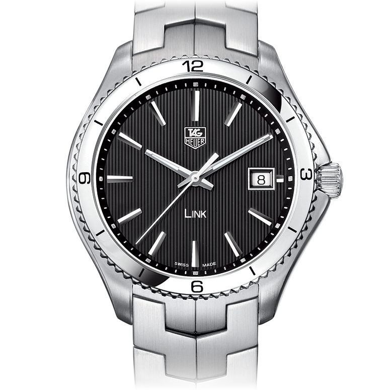 40MM Tag Heuer Link Black Dial Copy Watches