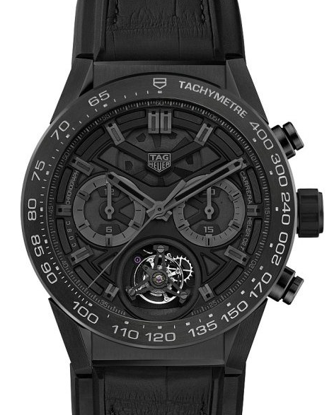 TAG Heuer Carrera Heuer-02T Black Dials Replica Watches