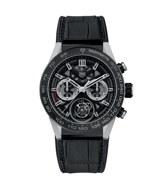 Titanium Cases TAG Heuer Carrera Calibre Heuer 02 T Automatic Chronograph CAR5A8Y.FC6377 Fake Watches For 2017 New Year