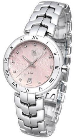 Female replication watches are decorated with diamonds for hour markers.