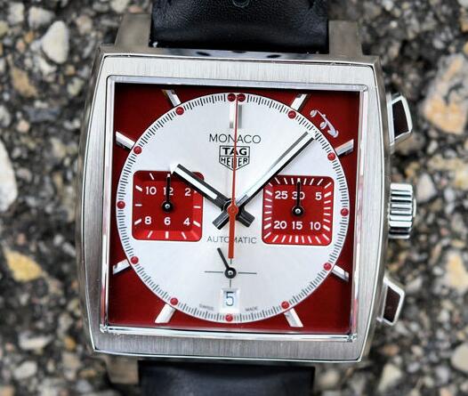 The square case TAG Heuer Monaco is impressive and eye-catching.