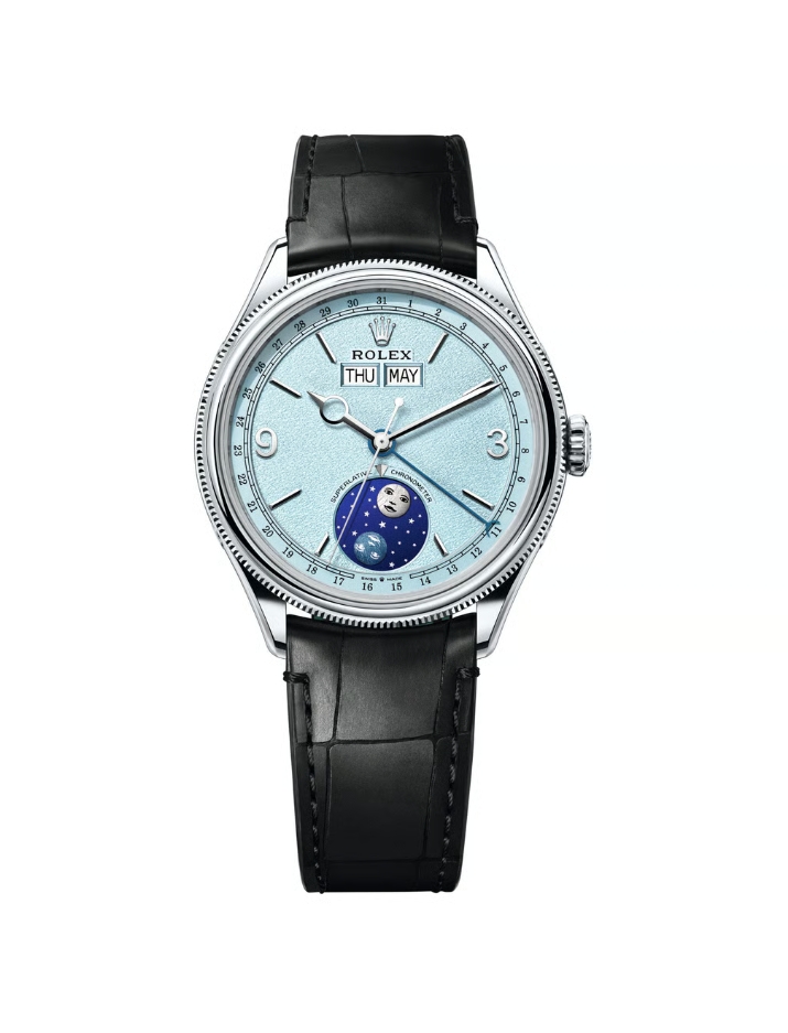 Rolex Perpetual Padellone ice blue dial replica watch